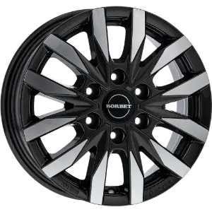 Borbet CW6 anthracite polished 6,50x17 6x139,70 ET48,00