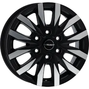 Borbet CW6 black polished 6,50x16 6x130,00 ET54,00