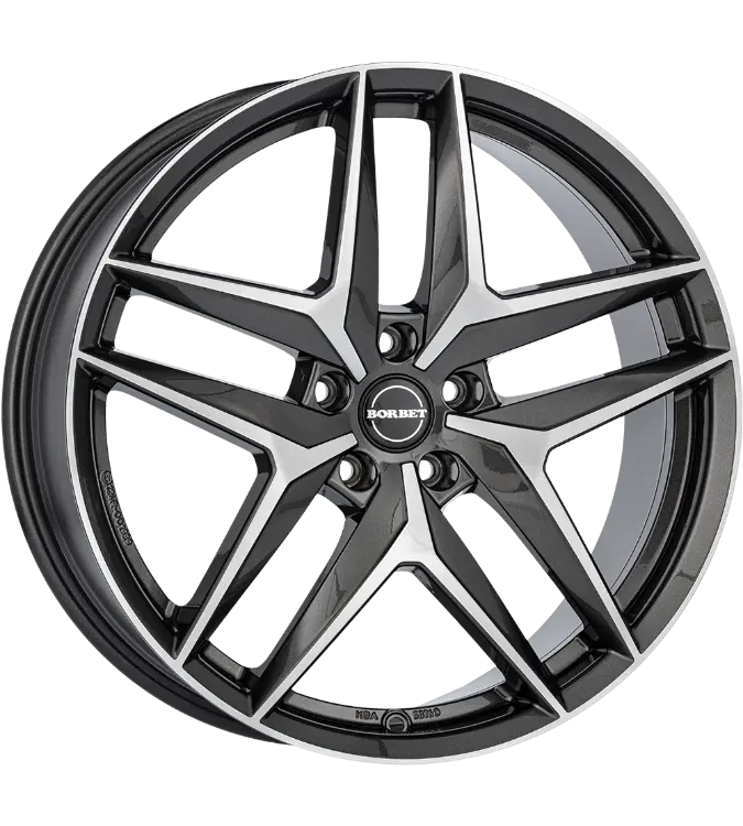 Borbet Z anthracite polished 8,00x18 5x112,00 ET30,00