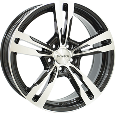 MONACO WHEELS Grand Prix 4 Black Polished 8,00x18 5x112,00 ET45,00