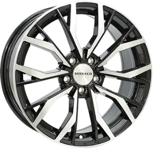 MONACO WHEELS Grand Prix 5 Black Polished 8,00x18 5x120,00 ET35,00