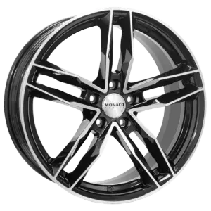 MONACO WHEELS RR8M Black Polished 7,50x17 5x114,30 ET40,00