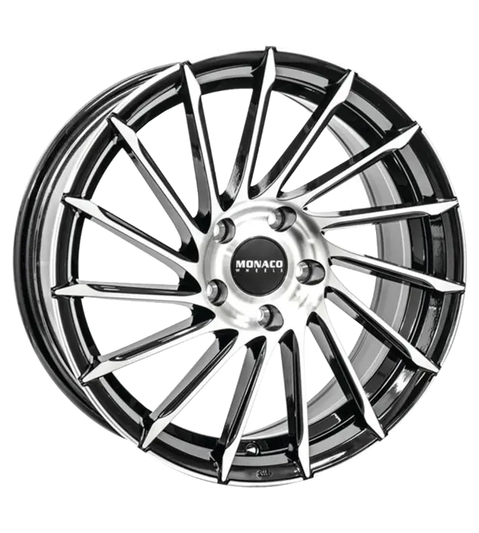 MONACO WHEELS Turbine Black Polished 8,50x19 5x112,00 ET35,00