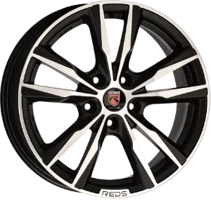 REDS K2 HD Matt Black Polished 6,50x16 5x110,00 ET35,00