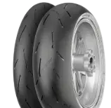 Zbliżenie bieżnika Continental ContiRaceAttack 2 Street 190/55ZR17 (75 W) Tył TL M/C