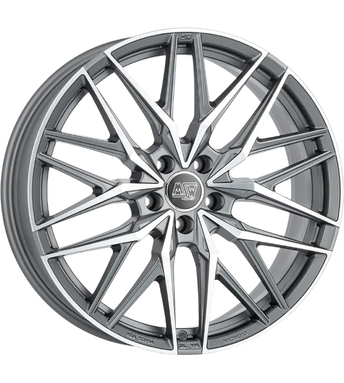 MSW 50 Grey Polished 8,00x18 5x112,00 ET28,00