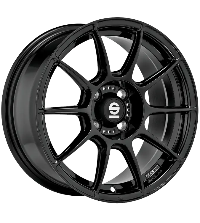 Sparco FF1 Gloss Black 7,00x15 4x100,00 ET25,00