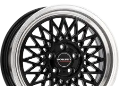 Borbet B black rim polished