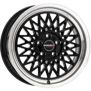 Borbet B black rim polished 8,00x17 5x112,00 ET45,00