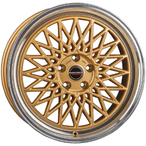 Borbet B gold rim polished 7,00x17 4x100,00 ET30,00