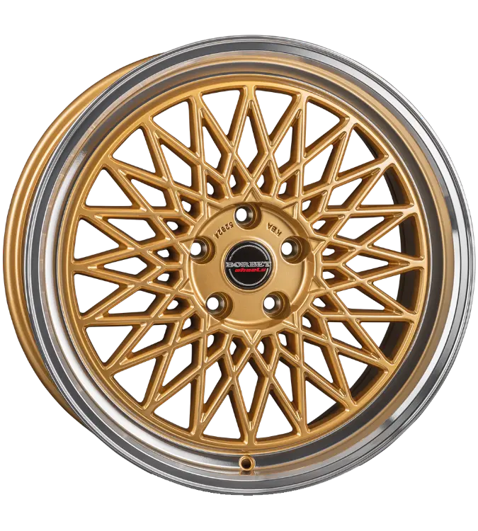 Borbet B gold rim polished 8,00x18 5x112,00 ET45,00
