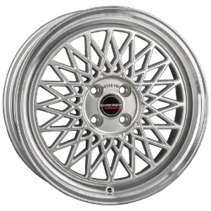 Borbet B silver rim polished 7,00x17 4x108,00 ET20,00