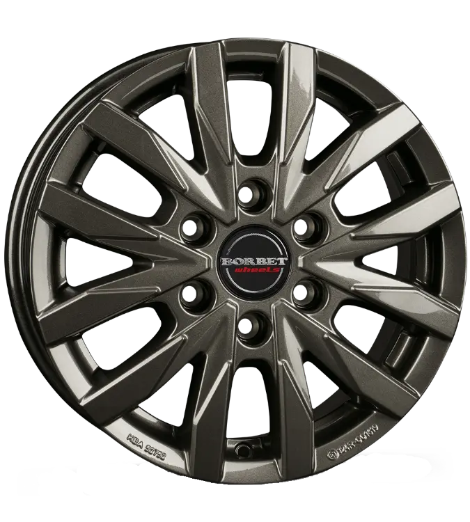 Borbet CW6 grey glossy 6,50x16 6x130,00 ET54,00