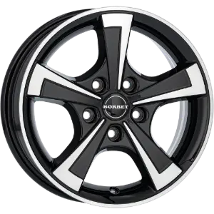 Borbet CWT black polished 6,00x15 5x112,00 ET30,00