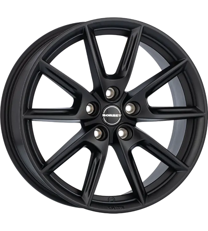 Borbet LX18 black matt 8,00x18 5x114,30 ET40,00