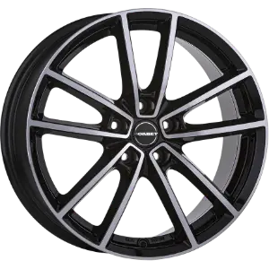 Borbet W black polished 8,00x20 5x112,00 ET45,00