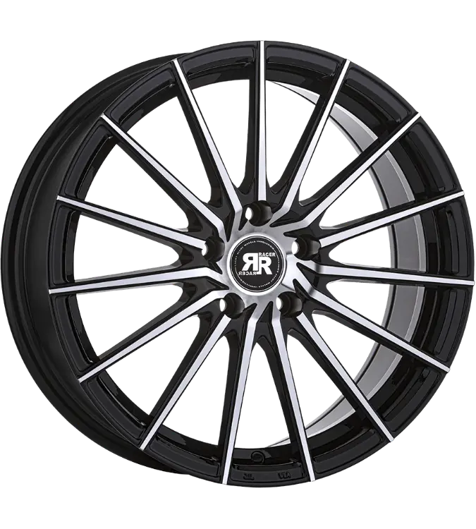 Racer Turismo Black Machined 6,50x15 5x114,30 ET40,00