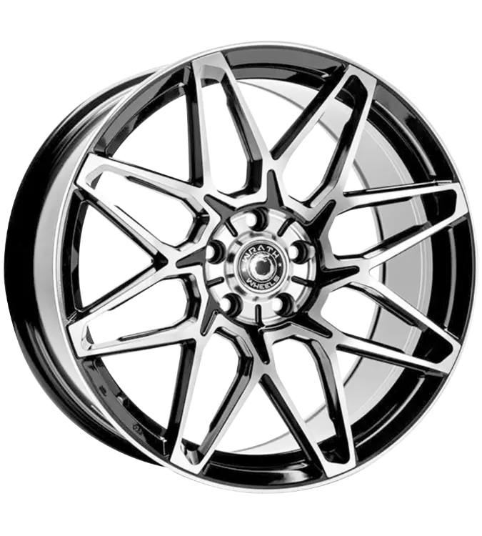 WRATH WHEELS WF-6 Black Polished 8,00x18 5x112,00 ET42,00