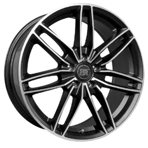 Racer EDITION LIGHT Black Polished 6,50x15 4x108,00 ET25,00