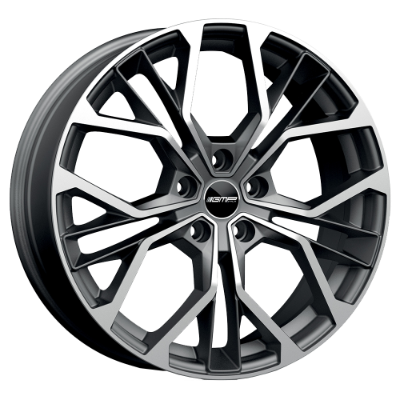 GMP Italia MATISSE Matt Anthracite Diamond 6,50x16 5x114,30 ET45,00