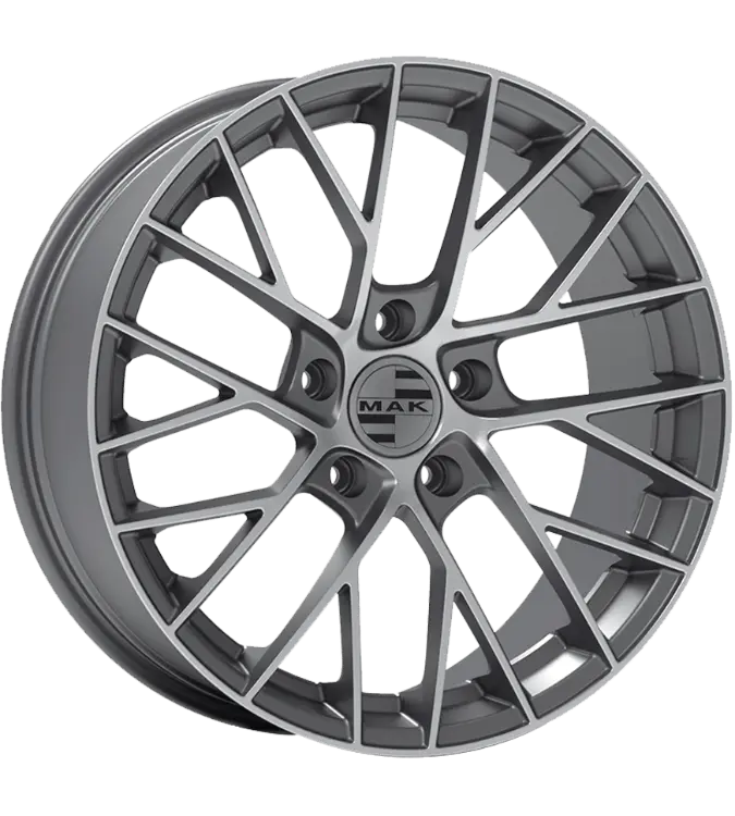 MAK Monaco Gun Metallic Mirror 8,50x19 5x112,00 ET39,00