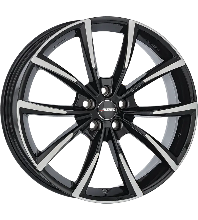 Autec Astana Black Polished 7,00x17 5x114,30 ET40,00