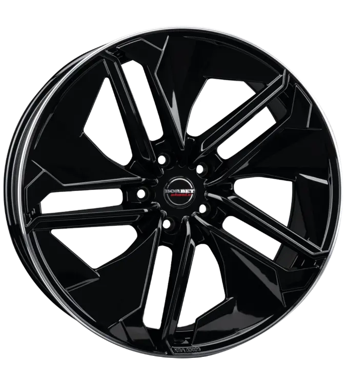 Borbet TX black rim polished 9,00x21 5x120,00 ET45,00