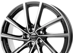 Borbet V black polished