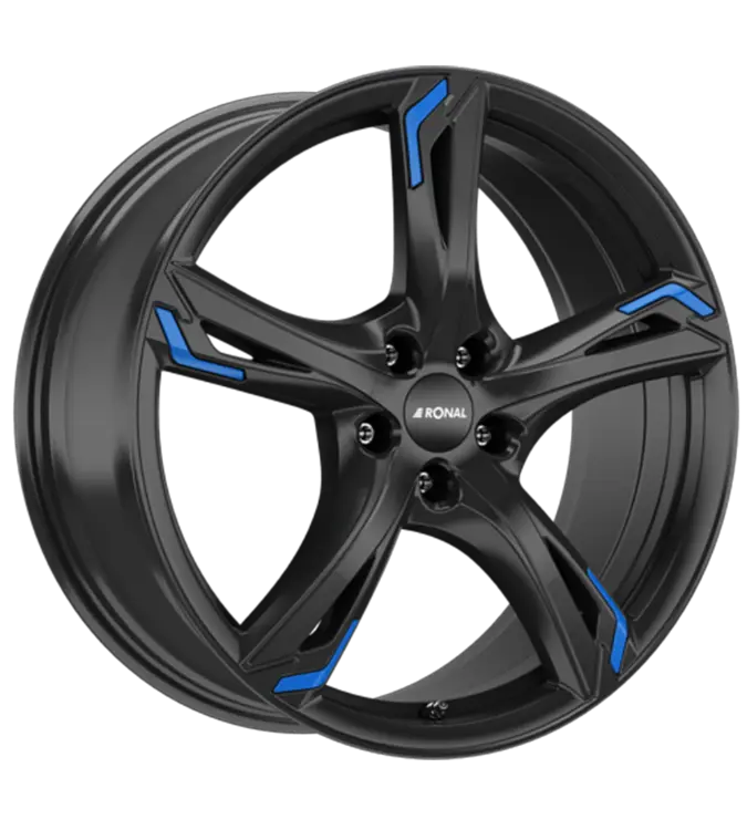 Ronal R62 Jetblack Blue 8,50x20 5x114,30 ET40,00
