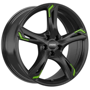 Ronal R62 Jetblack Green 8,50x20 5x114,30 ET40,00