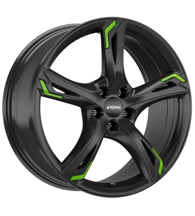 Ronal R62 Jetblack Green 8,50x20 5x114,30 ET40,00