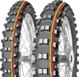 Zbliżenie bieżnika Mitas Terra Force - MX SAND 120/80-19 63 M Tył TT NHS Red, Red, SAND