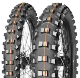 Zbliżenie bieżnika Mitas Terra Force - MX SM 70/100-10 41 M Tył TT NHS Red, Yellow