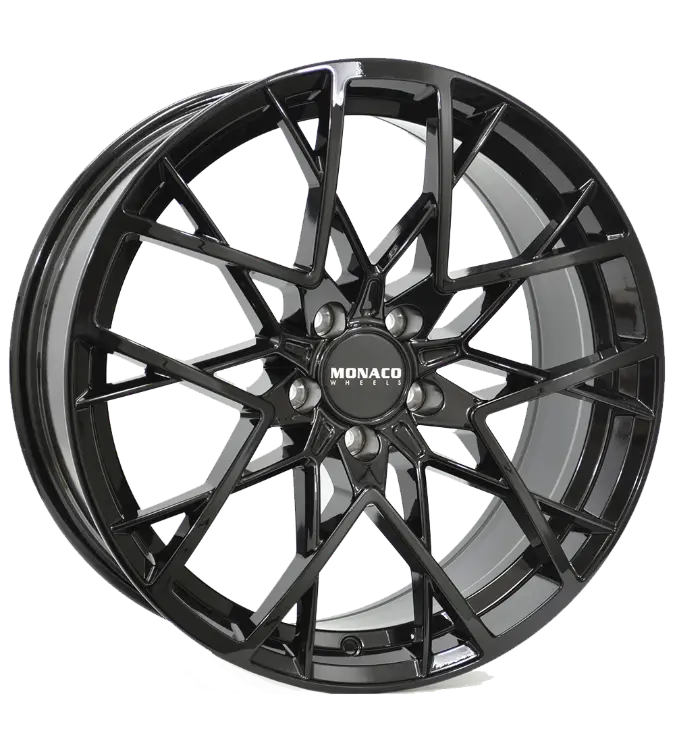 MONACO WHEELS Grand Prix 9 Gloss Black 8,50x19 5x114,30 ET40,00