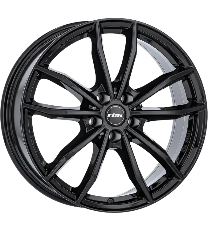 RIAL X12 Black Gloss 7,00x16 5x112,00 ET47,00