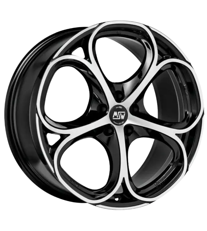 MSW 82 Black Polished 8,00x19 5x110,00 ET33,00
