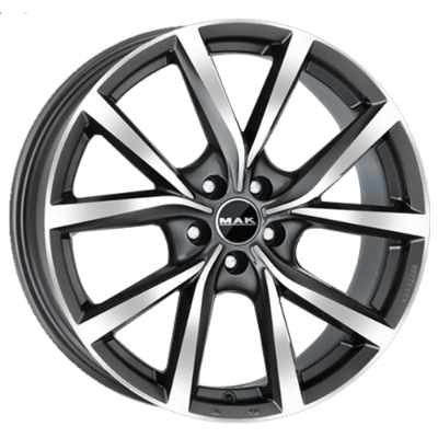 MAK Polaris Gun Metallic Mirror 8,00x19 5x112,00 ET42,00