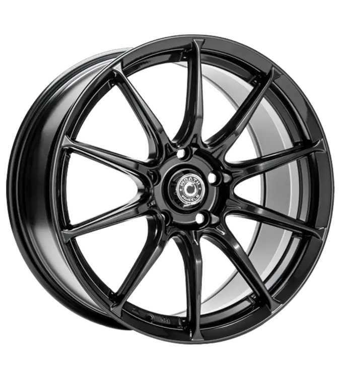 WRATH WHEELS WF-12 Black Gloss 8,50x18 5x114,30 ET45,00