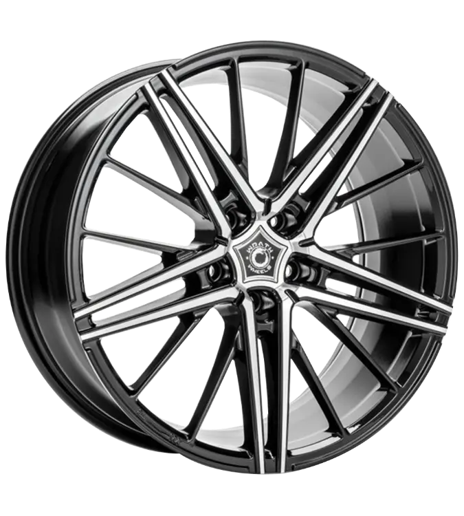 WRATH WHEELS WF-5 Black Polished 8,50x19 5x112,00 ET42,00
