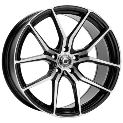 WRATH WHEELS WF-7 Black Polished 9,50x19 5x120,00 ET38,00