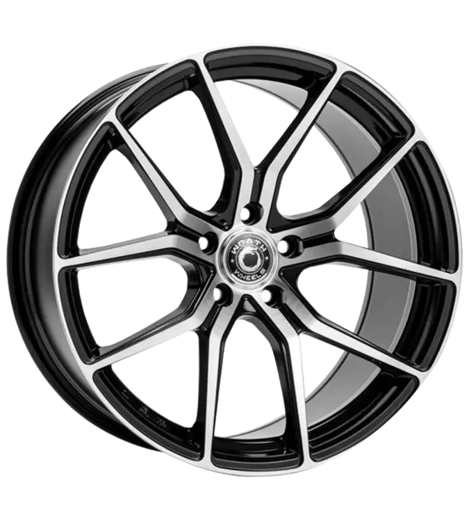 WRATH WHEELS WF-7 Black Polished 9,50x19 5x120,00 ET38,00