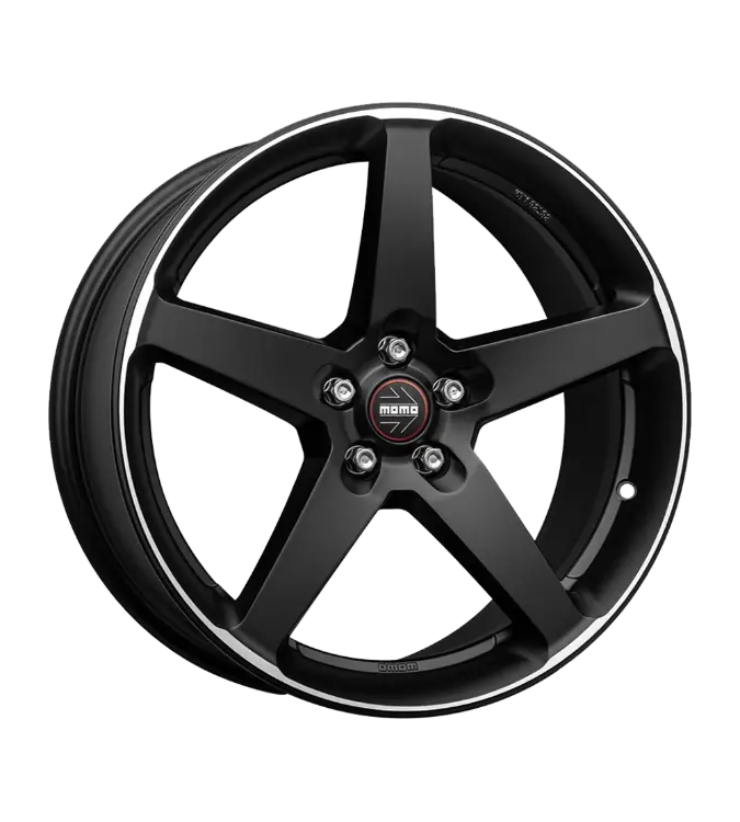 MOMO Five Black Polished 8,00x18 5x112,00 ET42,00