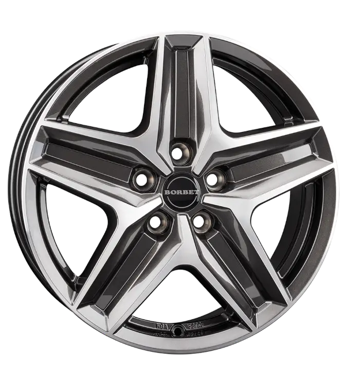 Borbet CWZ anthracite polished 6,00x17 5x112,00 ET30,00