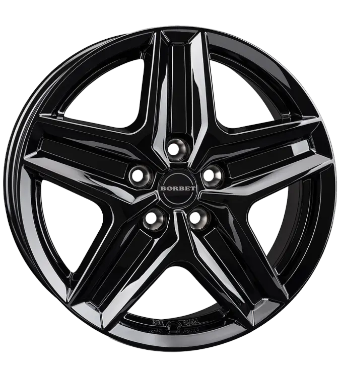 Borbet CWZ black glossy 7,50x18 5x118,00 ET53,00
