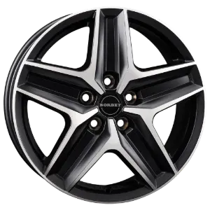 Borbet CWZ black polished matt 7,50x18 5x118,00 ET53,00
