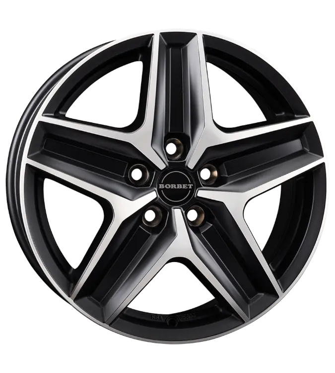 Borbet CWZ black polished matt 7,50x18 5x130,00 ET53,00