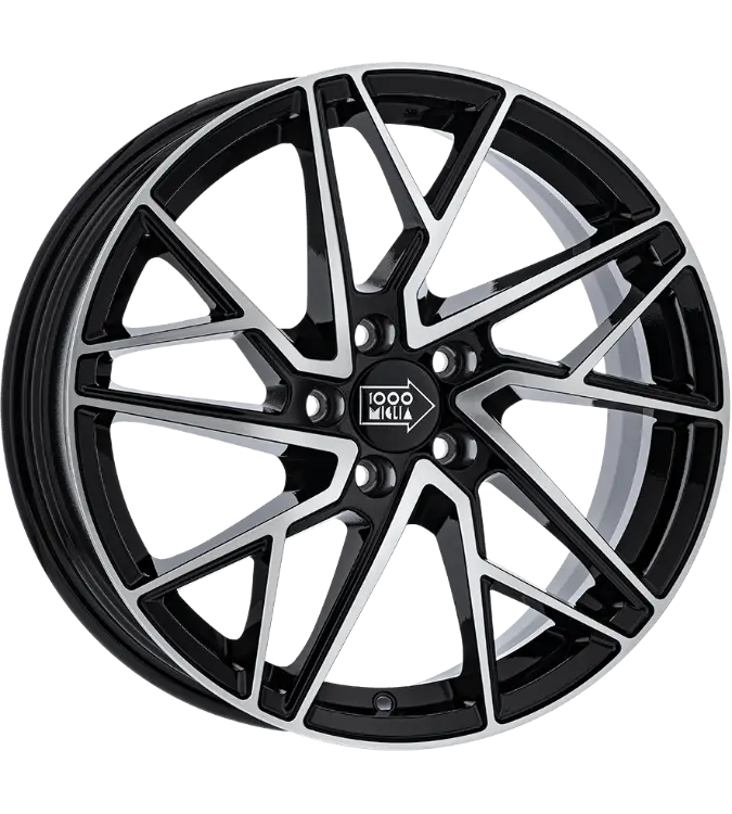 Mille Miglia RX25 Black Polished 7,50x17 5x108,00 ET45,00