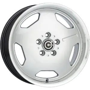 Carbonado Retro Diamond Hyper Silver Lip Polished 9,00x17 5x112,00 ET35,00