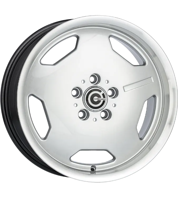 Carbonado Retro Diamond Hyper Silver Lip Polished 8,00x17 5x112,00 ET35,00