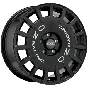 OZ RALLY RACING GLOSS BLACK 7,00x17 5x114,30 ET45,00